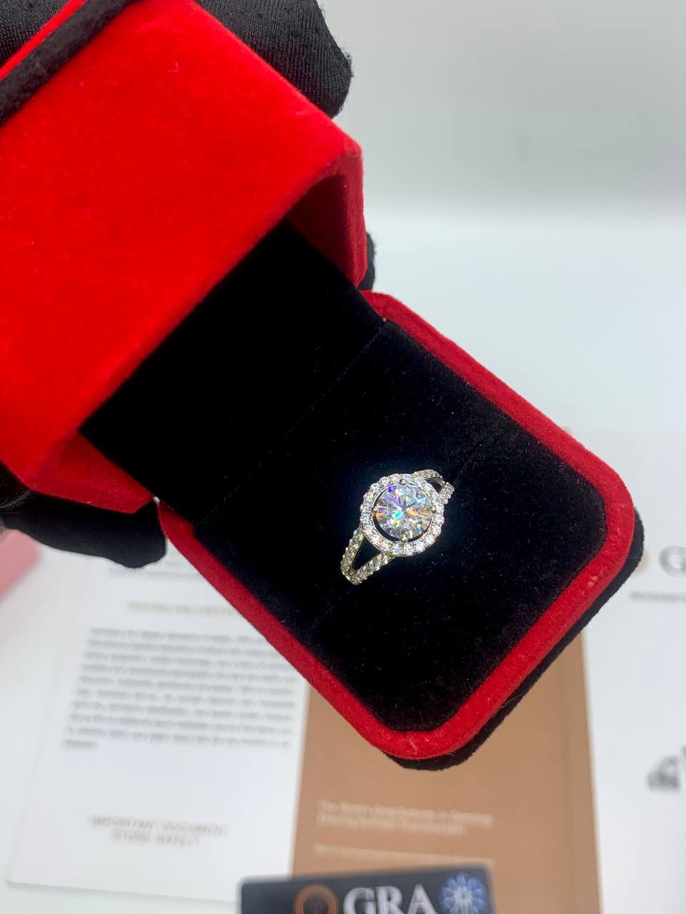 VVS Moissanite Diamond Female Set