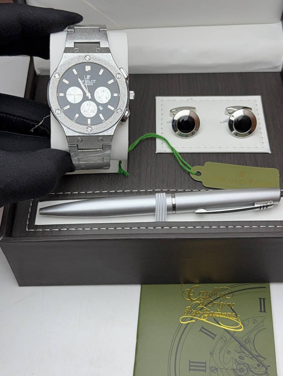 Affordable Ap and Hublot Watch, Cufflinks and Pen Gift Box