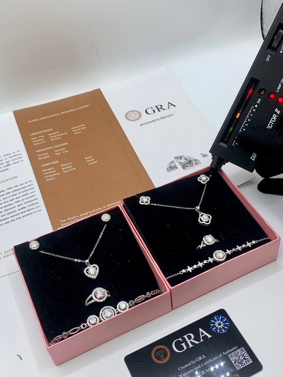 VVS Moissanite Diamond Female Set