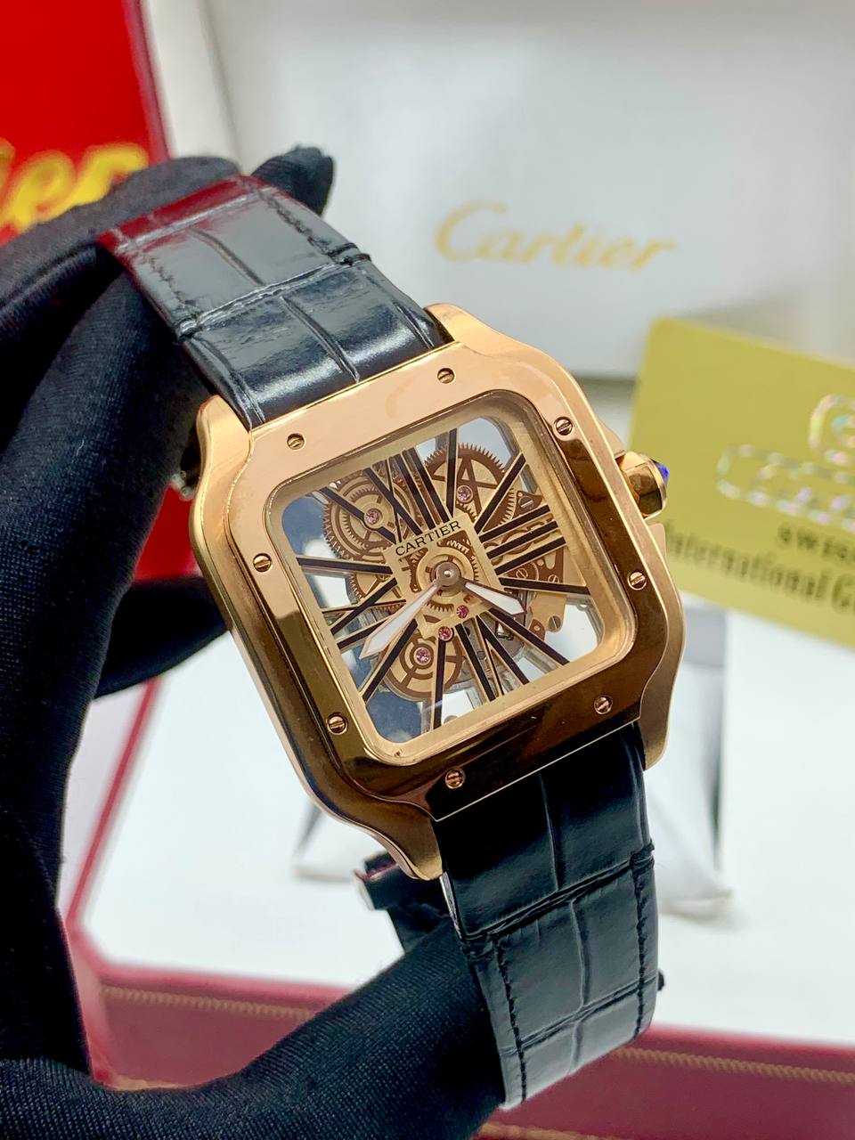 Santos de Cartier Skeleton Watch