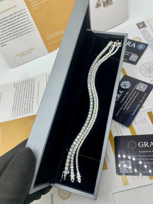 VVS Moissanite Diamond Tennis Bracelet