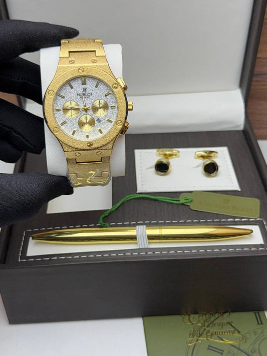 Affordable Ap and Hublot Watch, Cufflinks and Pen Gift Box