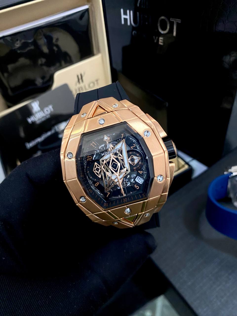Hublot Spirit of Big Bang Sang Bleu Chronograph Automatic Watch