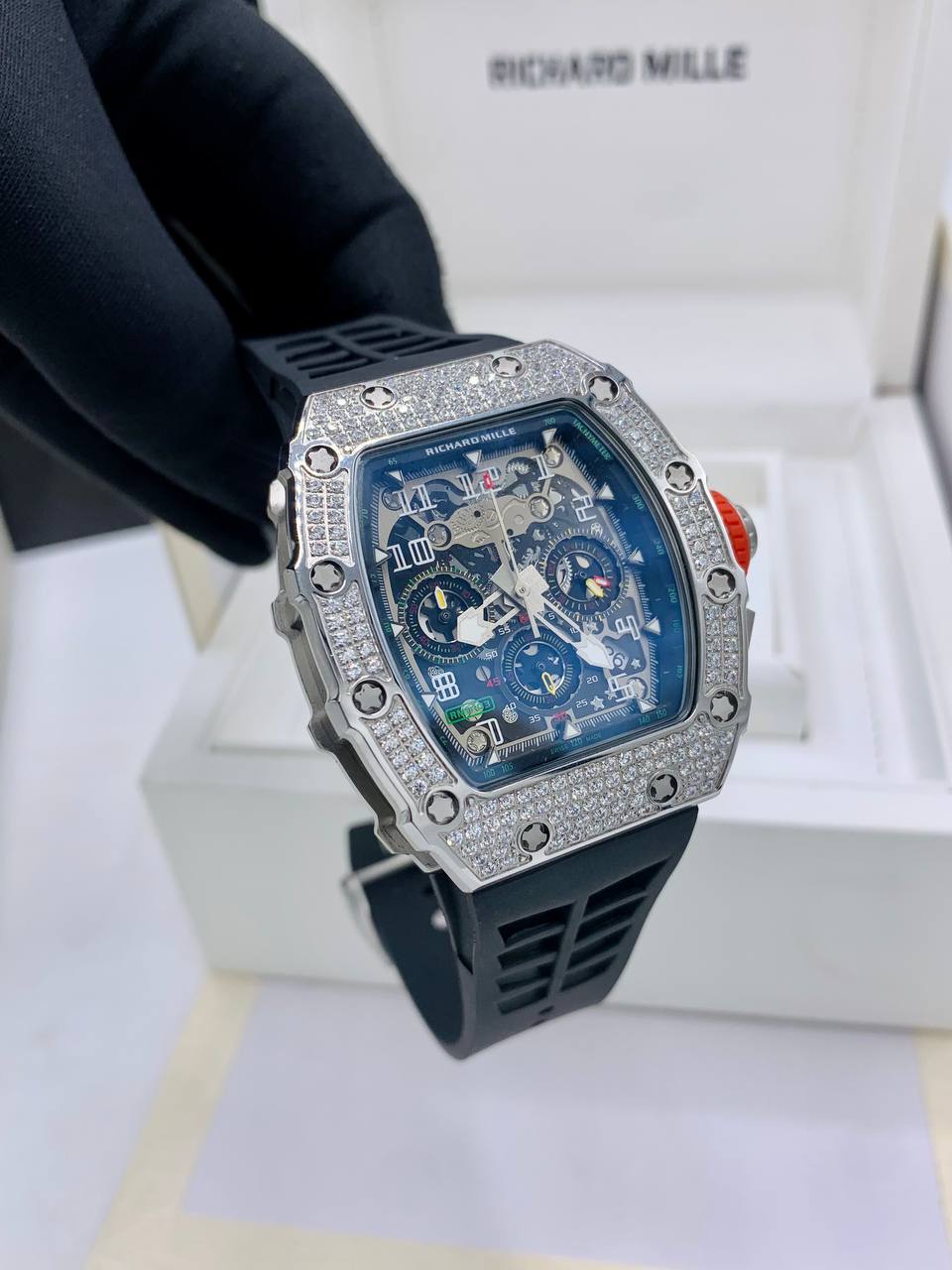 Zirconia Ice Richard Mille RM 11-03 Automatic Flyback Chronograph