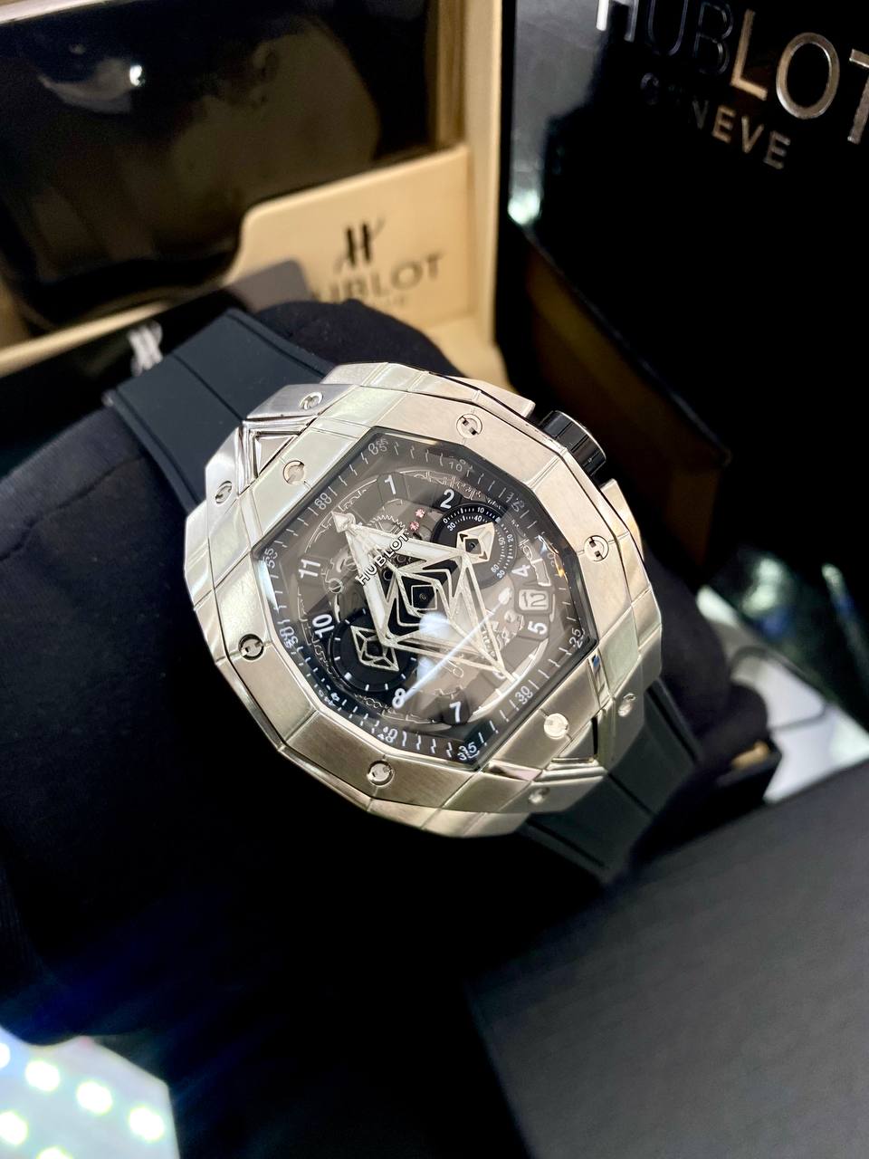 Hublot Spirit of Big Bang Sang Bleu Chronograph Automatic Watch