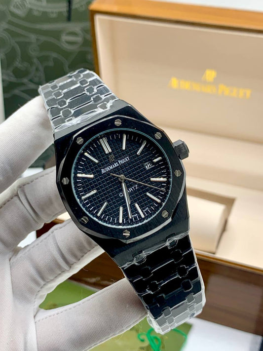 Black Audemars Piguet Royal Oak Watch