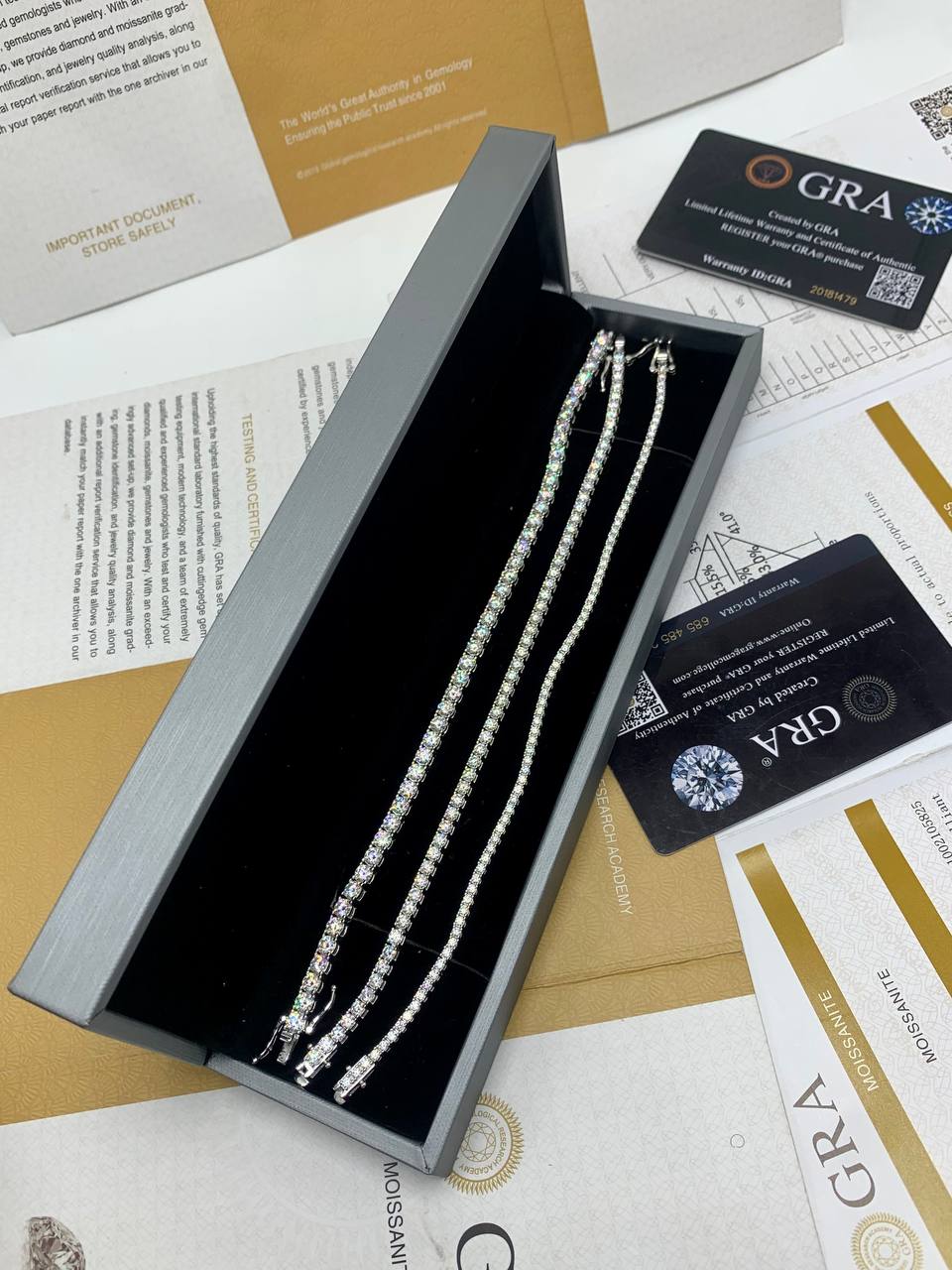 VVS Moissanite Diamond Tennis Bracelet